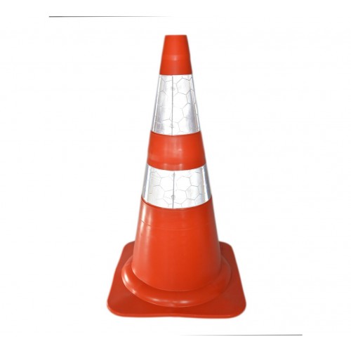 Cone de sinalização refletivo 75cm 